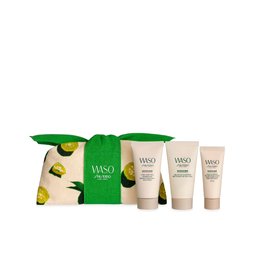 Shiseido Waso Skin Perfecting Gel To Oil Kit - Medaid