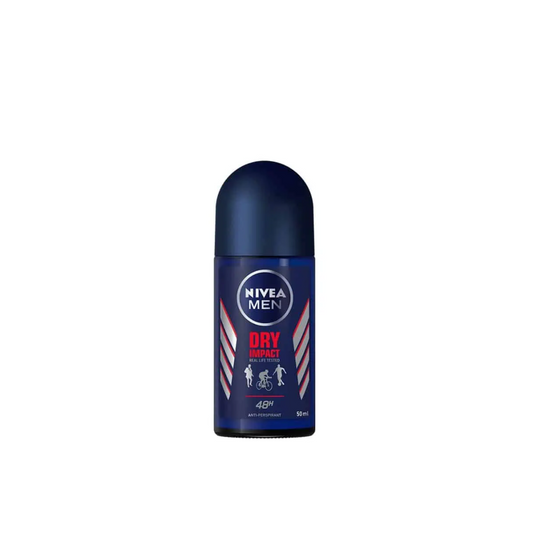 Nivea Men Dry Impact Roll-On Deodorant 50ml - Medaid