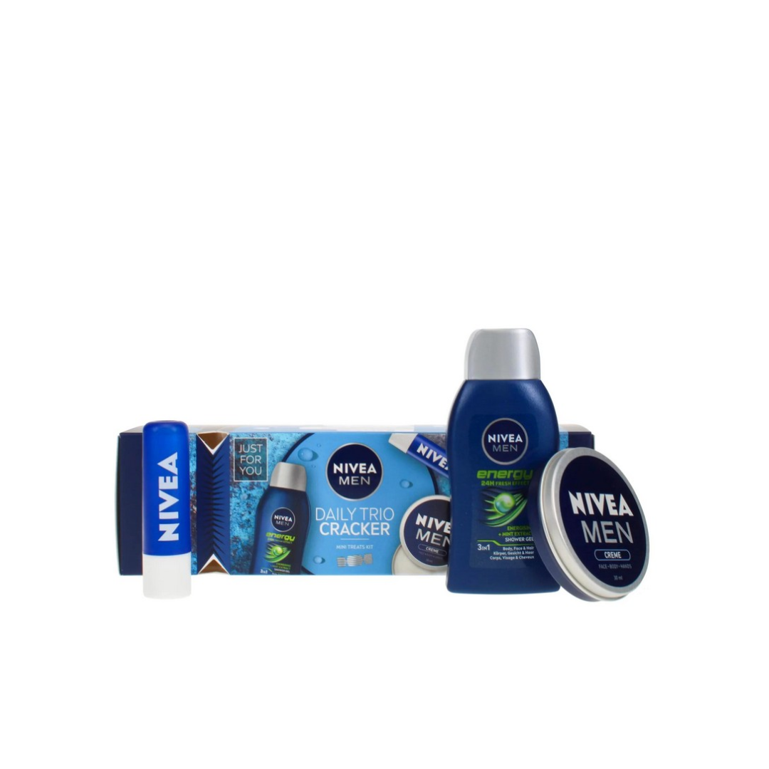 Nivea Daily Trio Cracker Men Mini Set - Medaid