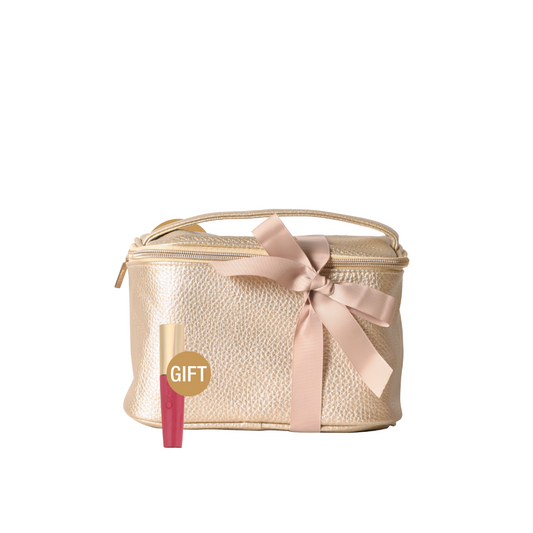 Samoa Gold Beauty Bag + Catwalk Lipgloss Set - Medaid