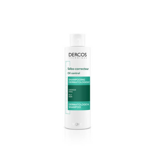 Vichy Dercos Oil Correct Shampoo For Oily Hair 200ml - Medaid
