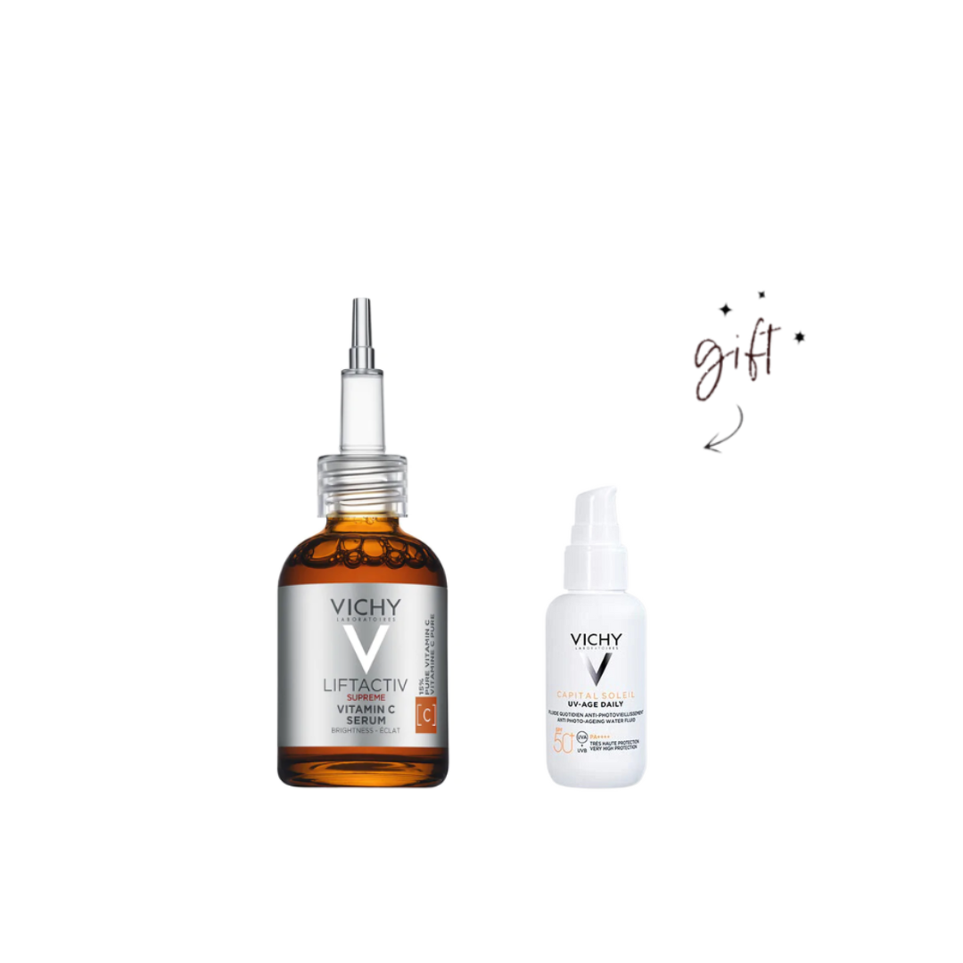 Vichy Liftactiv Vitamin C Serum Bundle + Gift - Medaid