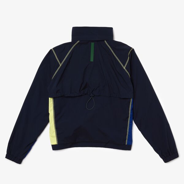 Womens Colour-Block Accents Pullover Windbreaker  - Bf5682 - Medaid International