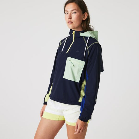 Womens Colour-Block Accents Pullover Windbreaker  - Bf5682 - Medaid International