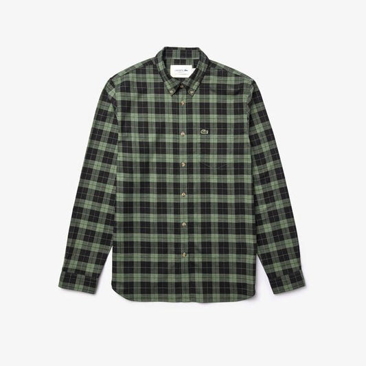 Men's Regular Fit Cotton Twill Checkered Shirt - CH2565 - Medaid International