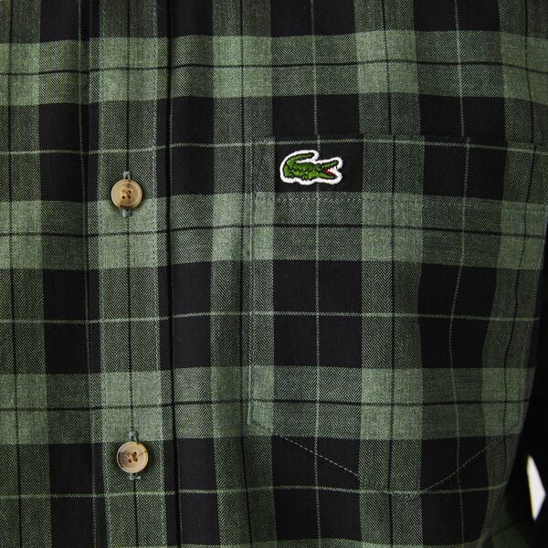 Men's Regular Fit Cotton Twill Checkered Shirt - CH2565 - Medaid International