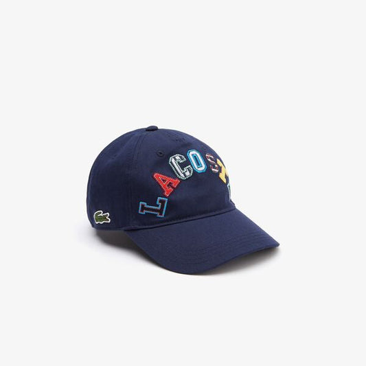 Women’s Heritage Oversized Coloured Lacoste Lettering Cap - RK5942 - Medaid International