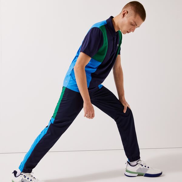Men's Lacoste Sport Colour-Block Bands Tracktrousers - Xh0881 - Medaid International