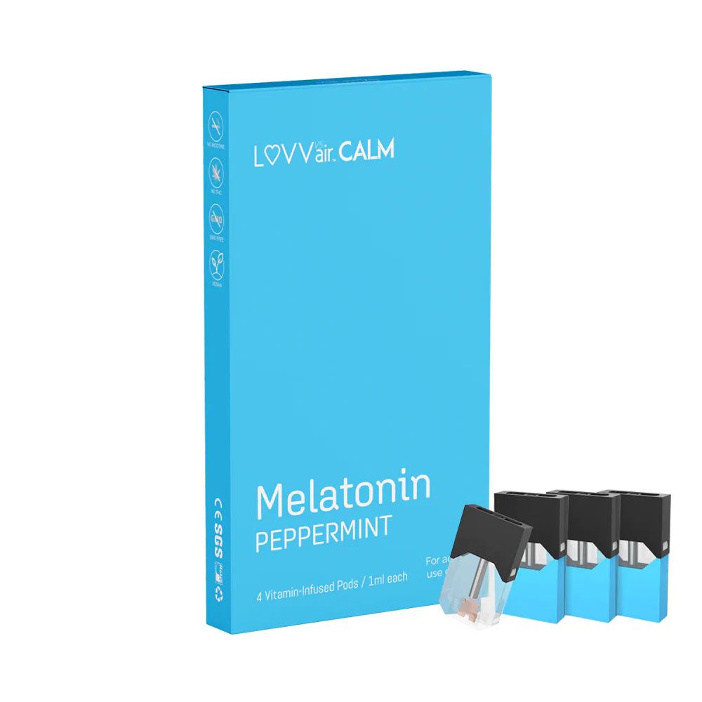 Luvv Vape Pods CALM - Peppermint Flavored Melatonin - Medaid - Lebanon