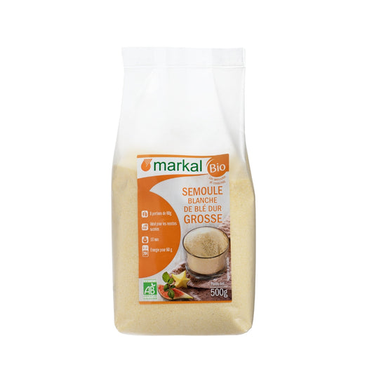 Organic Coarse White Durum Wheat Semolina - Medaid