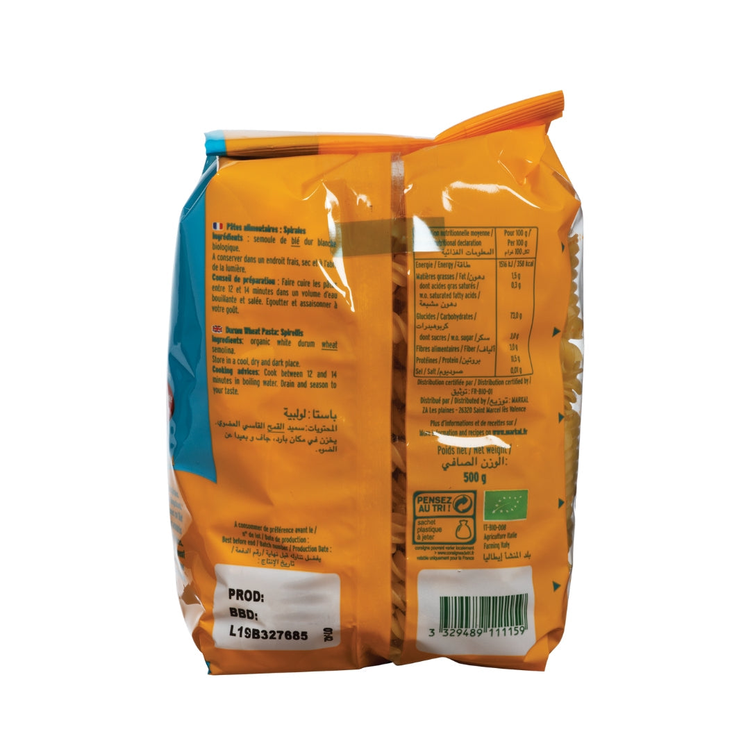 Organic Fusilli Pasta - Medaid