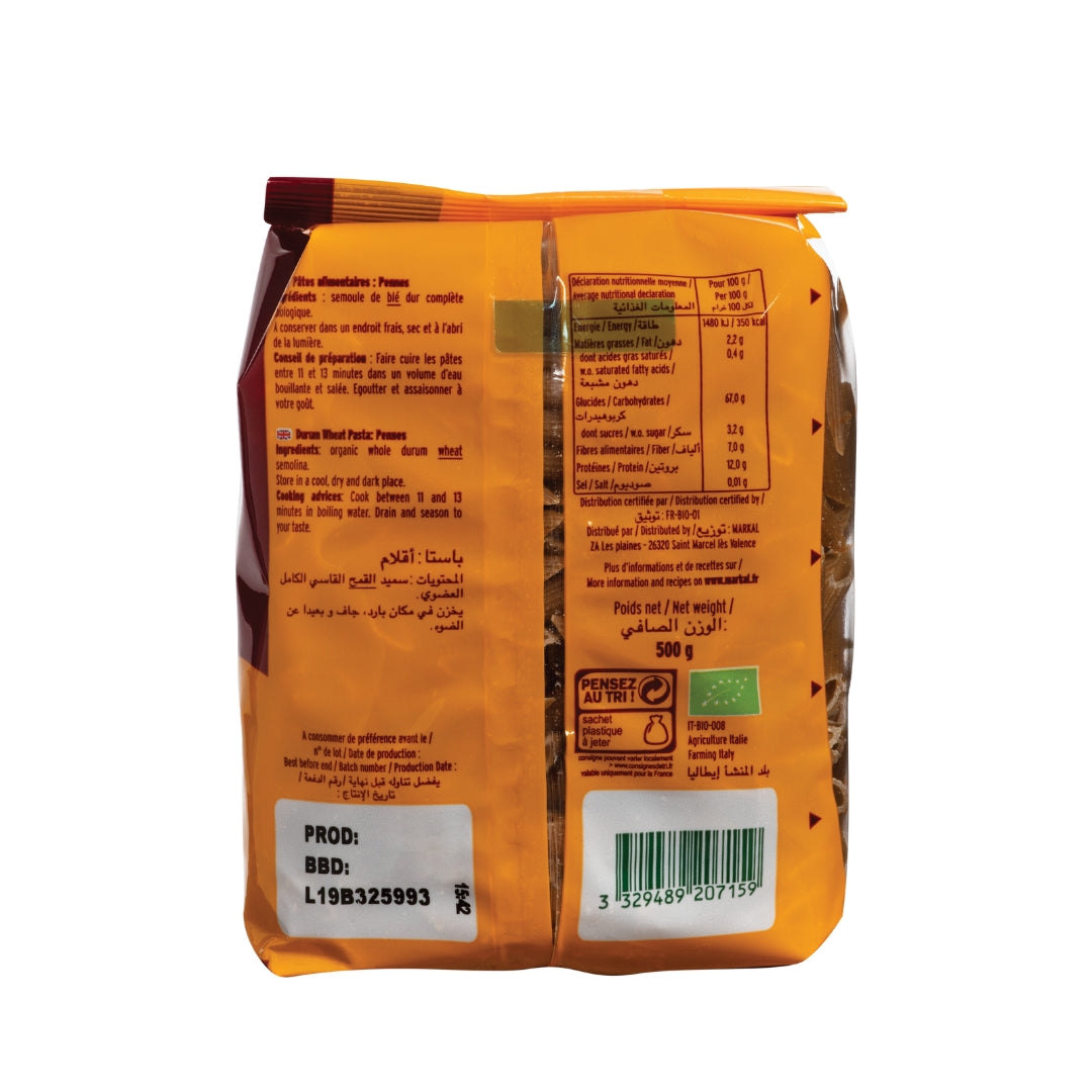 Organic Whole Penne Pasta - Medaid