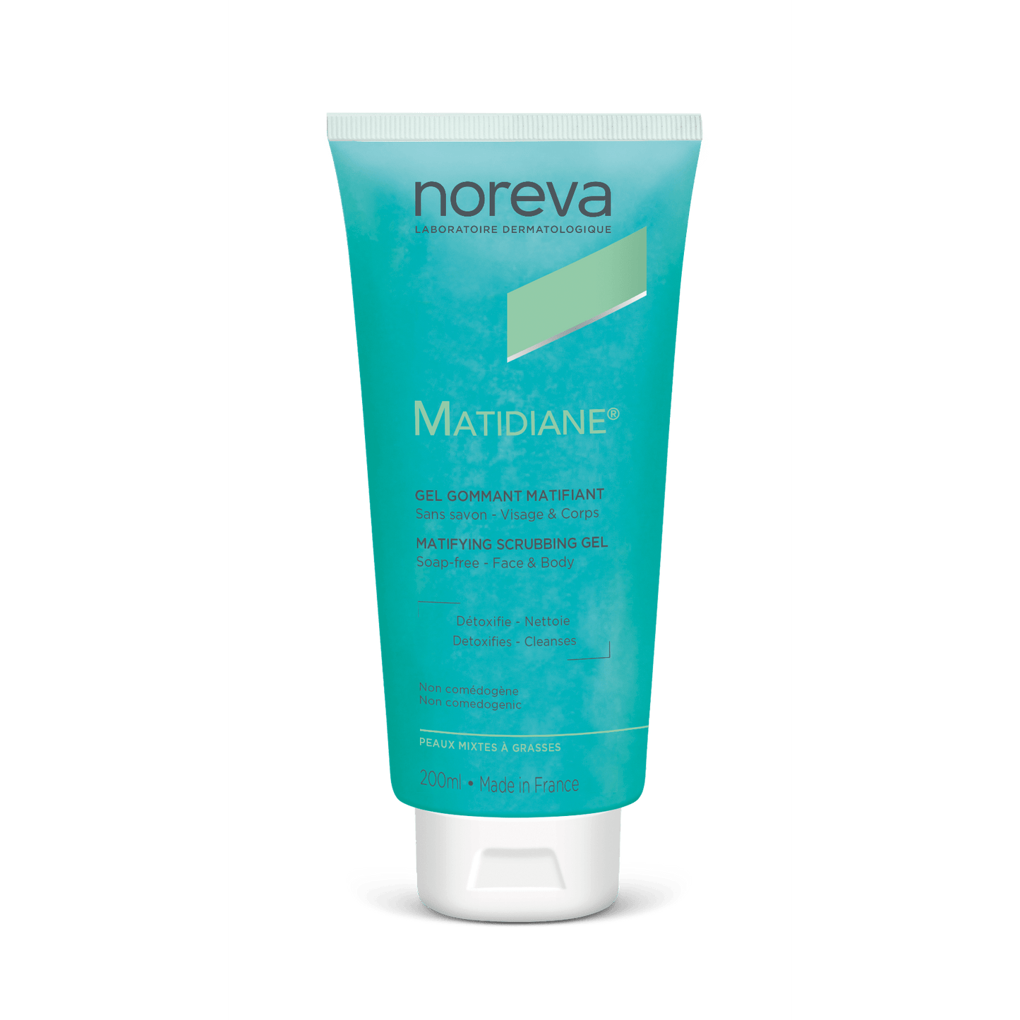 Noreva Matidiane Mattifying Scrubbing Gel - 200 ml - Medaid