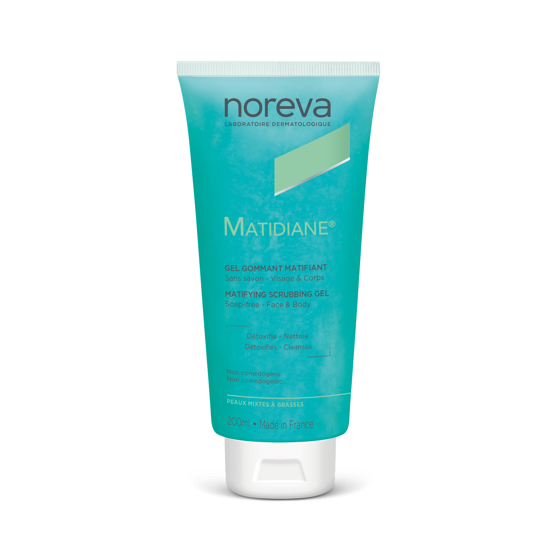 Noreva Matidiane Mattifying Scrubbing Gel - 200 ml - Medaid