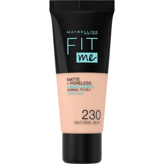 Maybelline Fit Me Matte + Poreless Liquid Foundation - 230 Natural Buff - Medaid - Lebanon