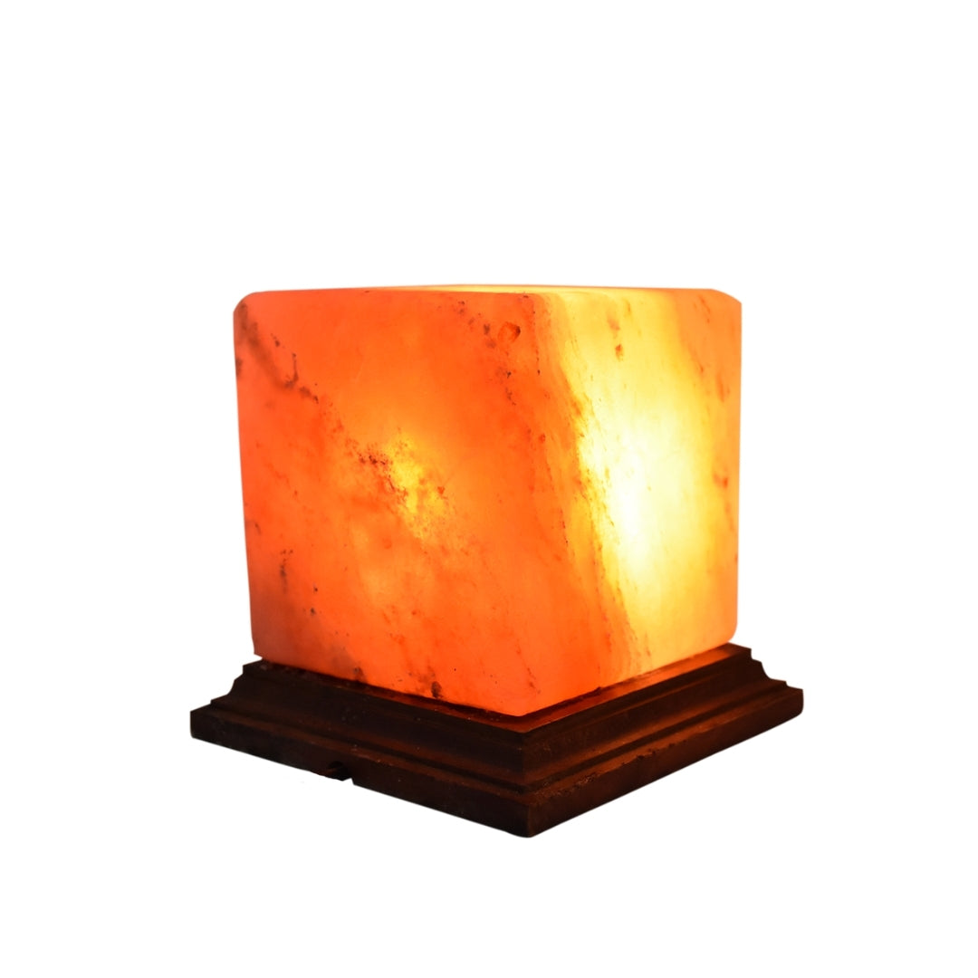 Natural Himalayan Salt Lamp Cube - Medaid