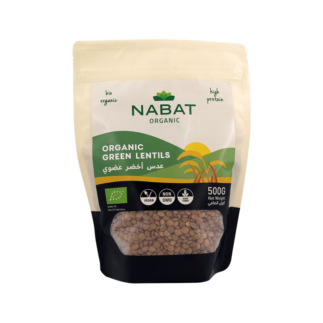 Organic Green Lentils - Medaid