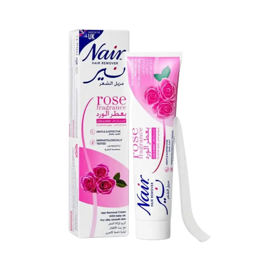 Nair Hair Removal Cream With Baby Oil & Rose Fragrance - 110ml - Medaid