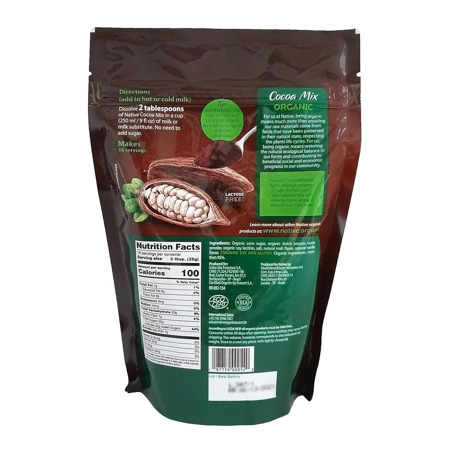 Organic Instant Cocoa Mix - Medaid