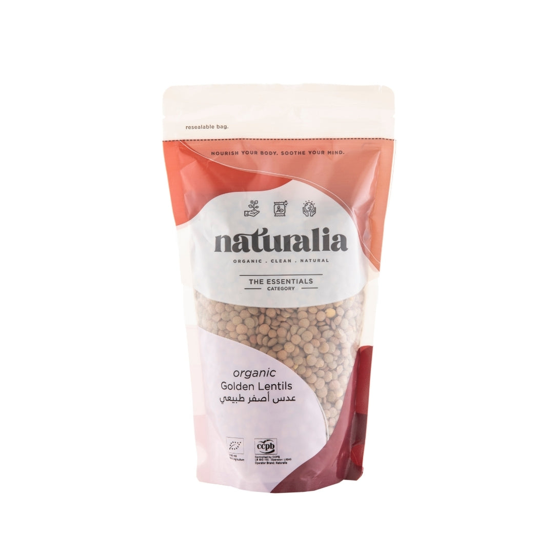 Organic Golden Lentils - Medaid
