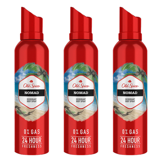 Old Spice Nomad Spray Deodorant For Him - Pack of 3 - Medaid