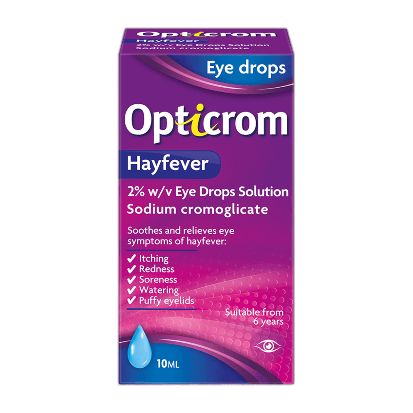 Opticrom Hayfever Eye Drops 10ml - Medaid