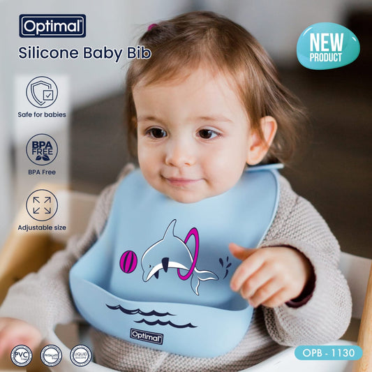 Optimal Silicone Baby Bib - Medaid