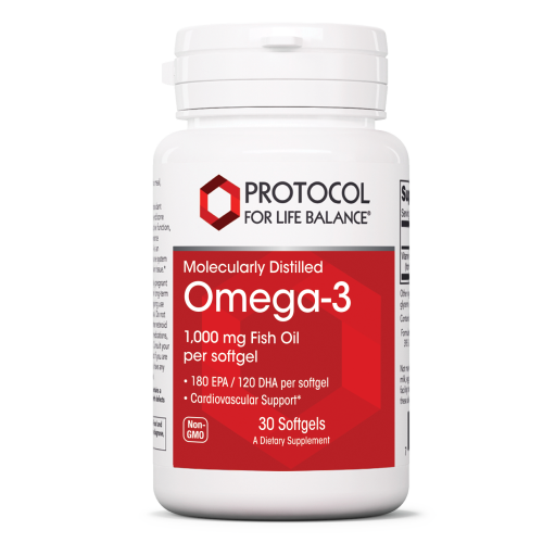 Protocol, Omega-3, Fish Oil, 30 Softgels - Medaid