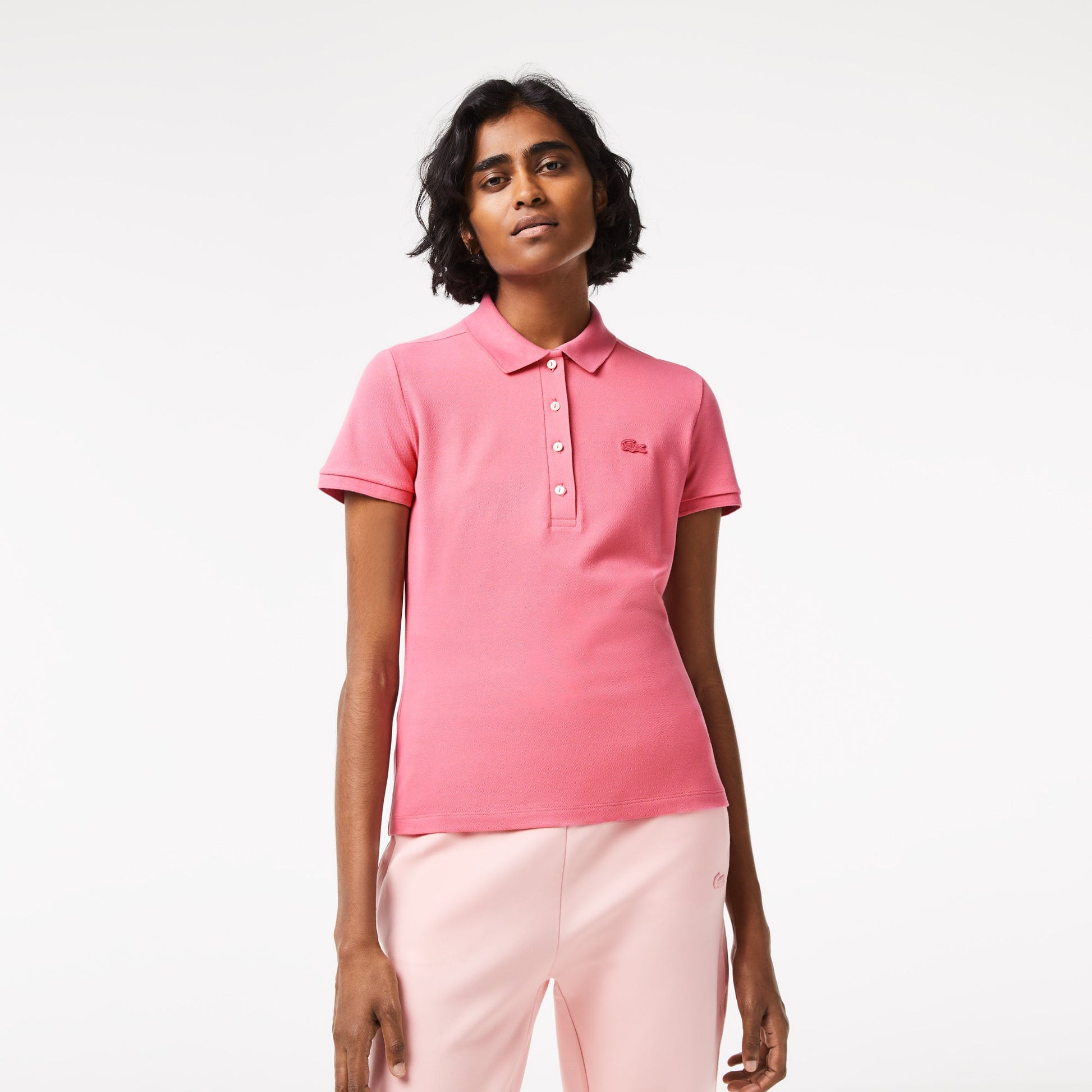 L.12.D Slim Fit Stretch Mini Piqué Polo Shirt - PF5462 - Medaid International