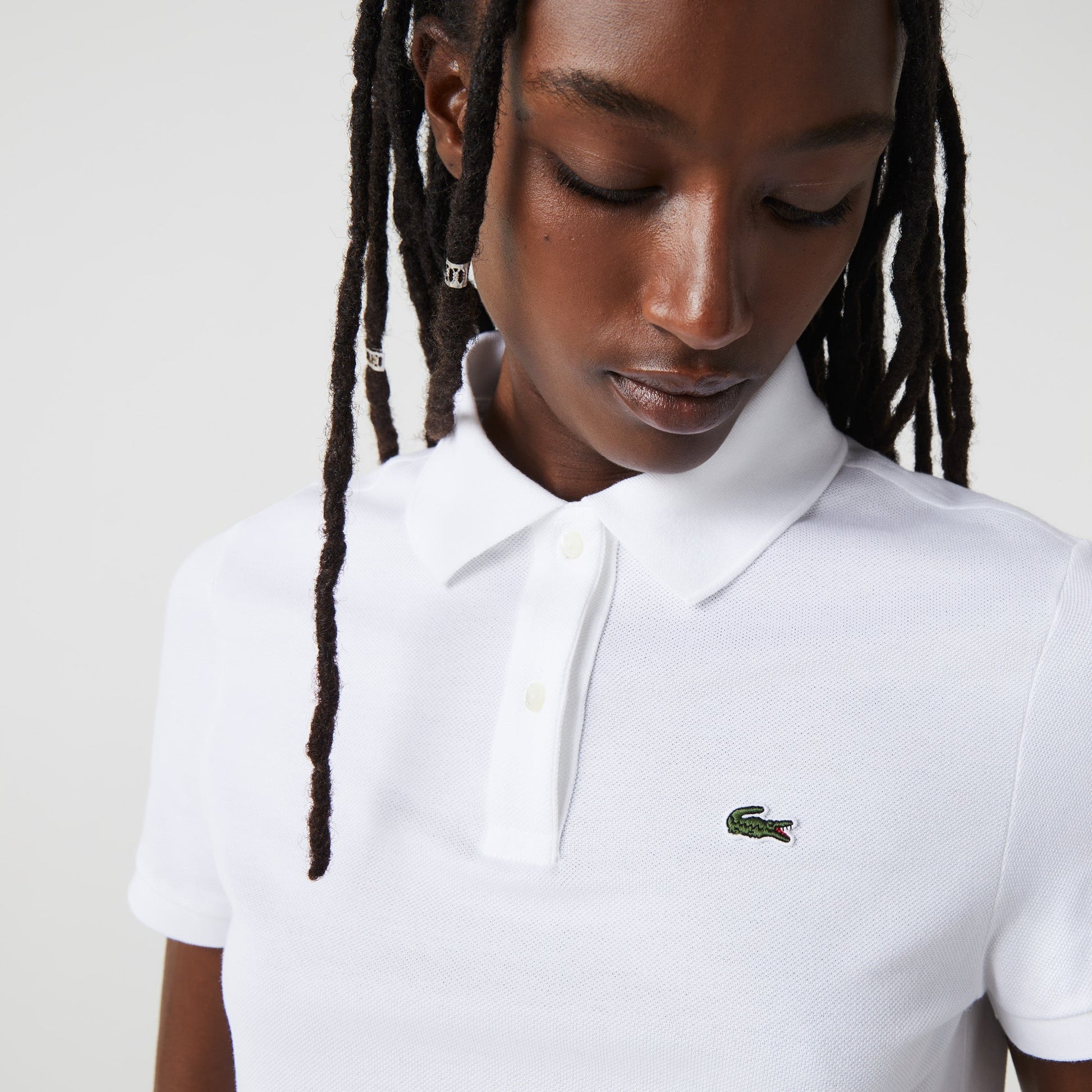Women's Lacoste Regular Fit Soft Cotton Petit Piqué Polo Shirt - PF7839 - Medaid International
