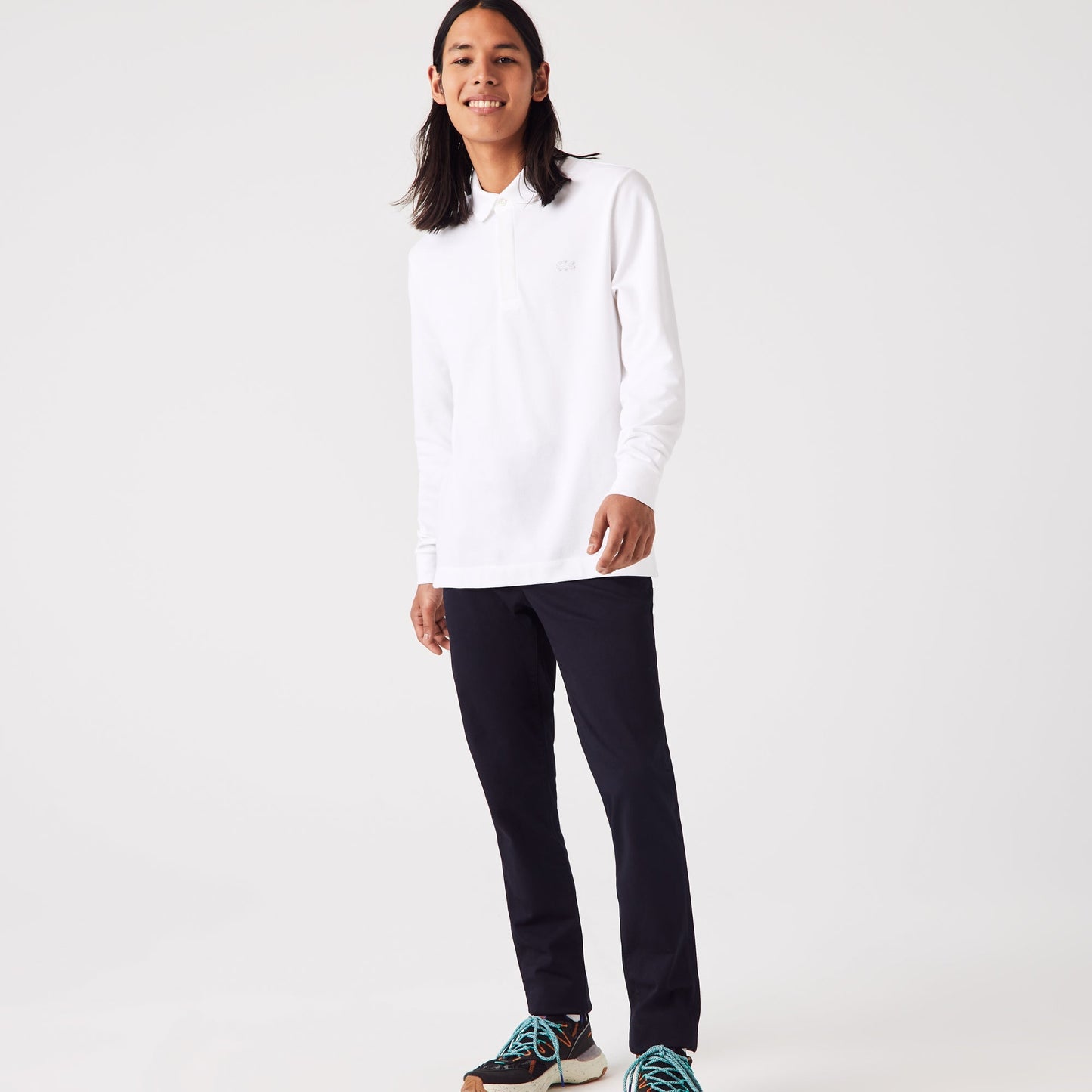 Smart Paris long sleeve stretch cotton Polo Shirt - PH2481 - Medaid International