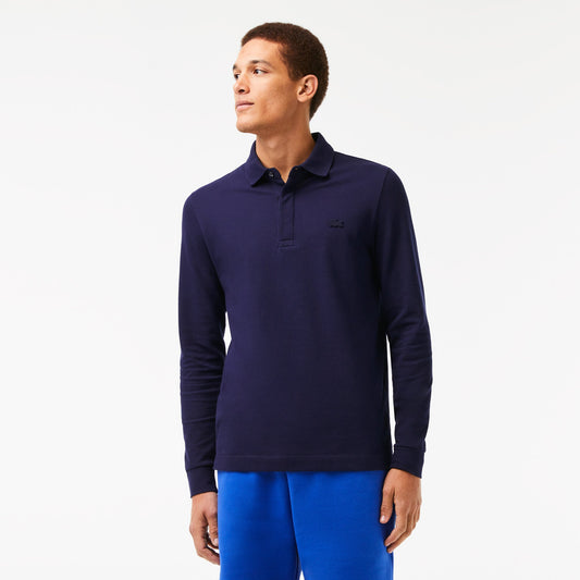 Smart Paris long sleeve stretch cotton Polo Shirt - PH2481 - Medaid International