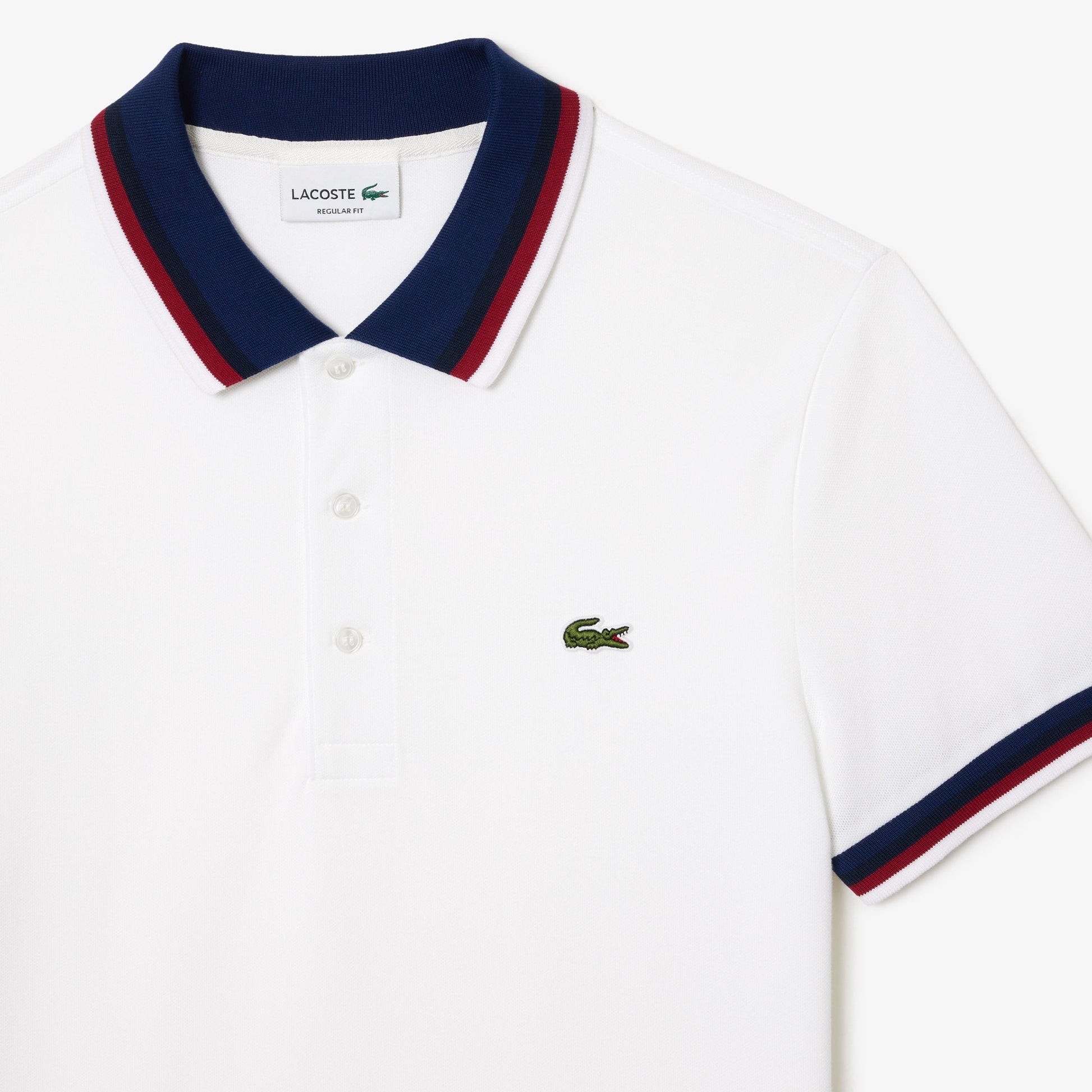 Regular Fit Stretch Cotton Piqué Contrast Collar Polo Shirt - PH3461 - Medaid International