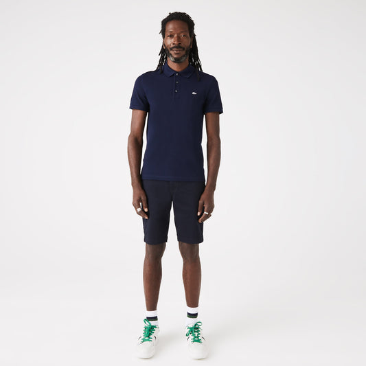Slim fit Stretch Cotton Piqué Grey Crocodile Polo Shirt - PH4014 - Medaid International