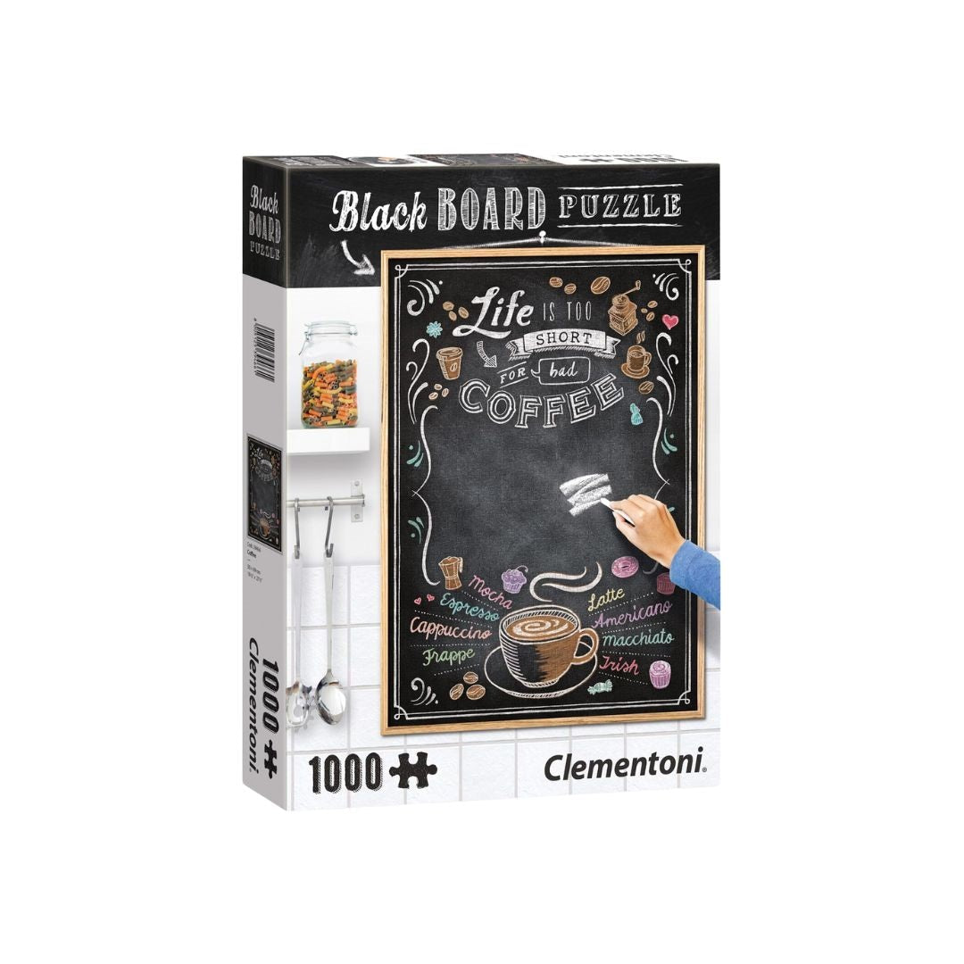 Clementoni Chalkboard Blackboard Coffee Puzzle - Medaid International