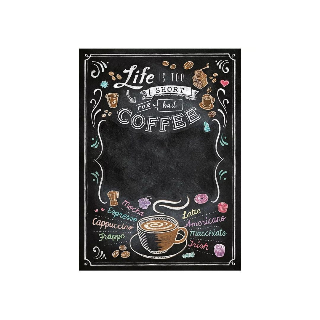 Clementoni Chalkboard Blackboard Coffee Puzzle - Medaid International