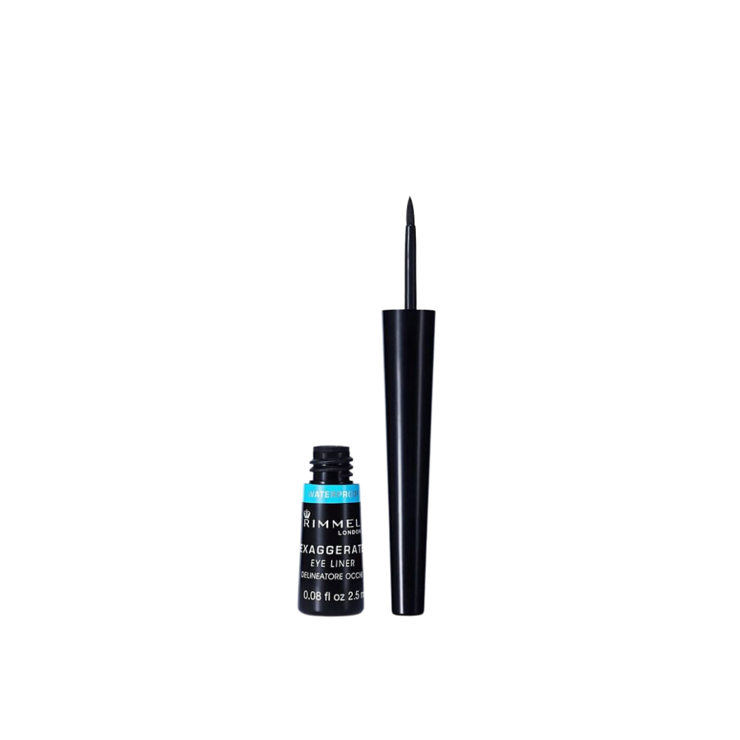 Rimmel Exaggerate Liquid Eyeliner Waterproof Black - Medaid