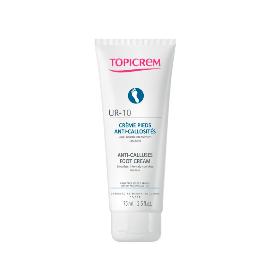Topicrem UR 10 Anti-Calluses Foot Cream 75ml - Medaid