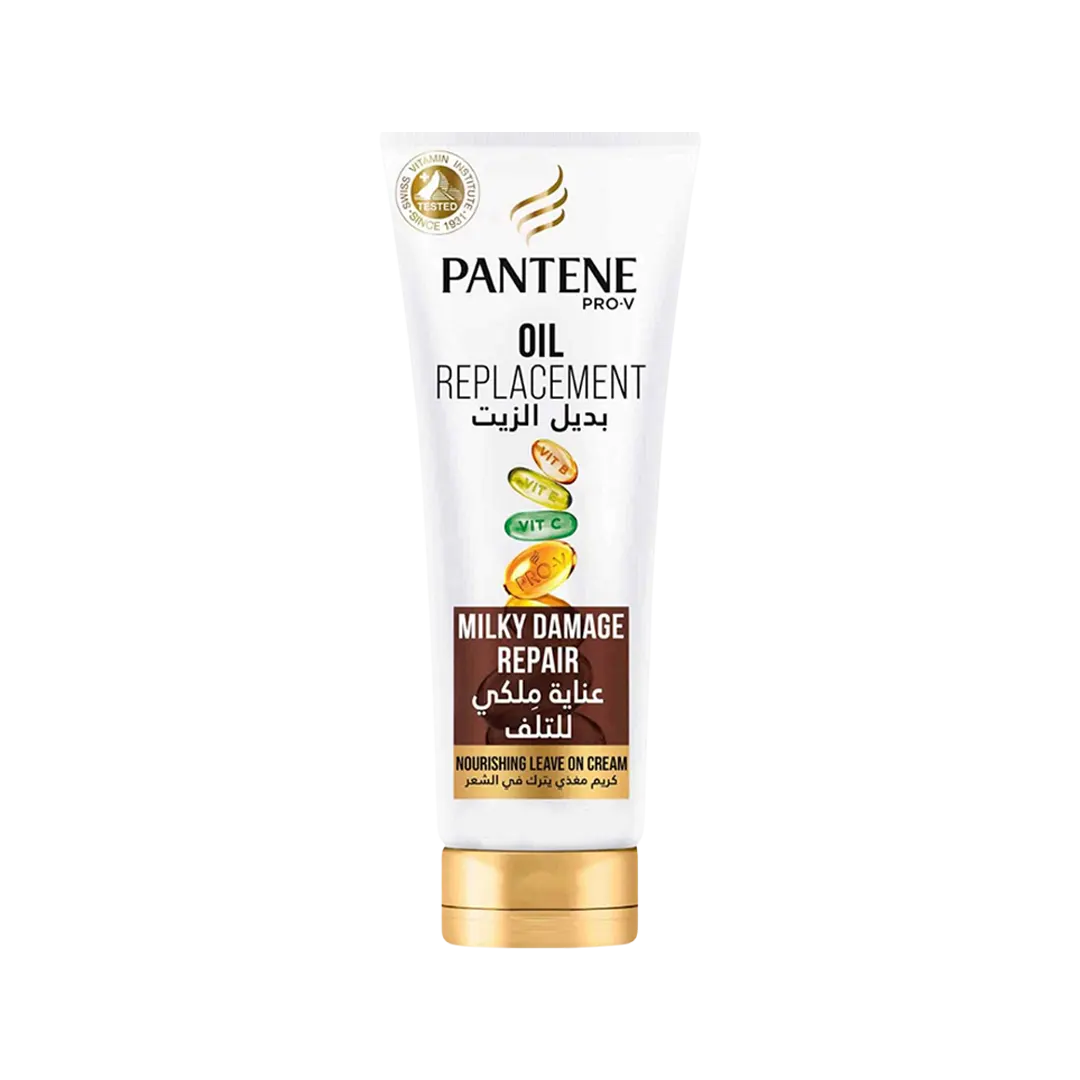 Pantene Pro-V Milky Damage Repair Oil Replacement Nourishing Leave On Cream - 275ml - Medaid
