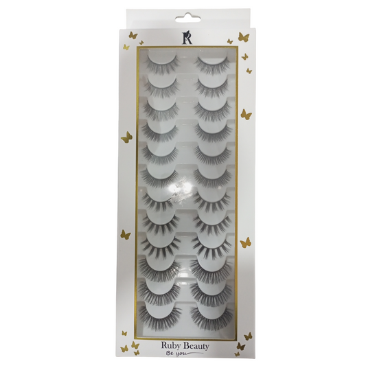 Ruby beauty 12 pairs eyelashes set RB-207 - Medaid