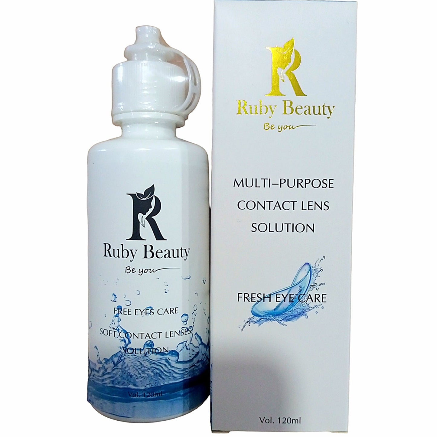 Ruby beauty contact lens solution 120ml - Medaid