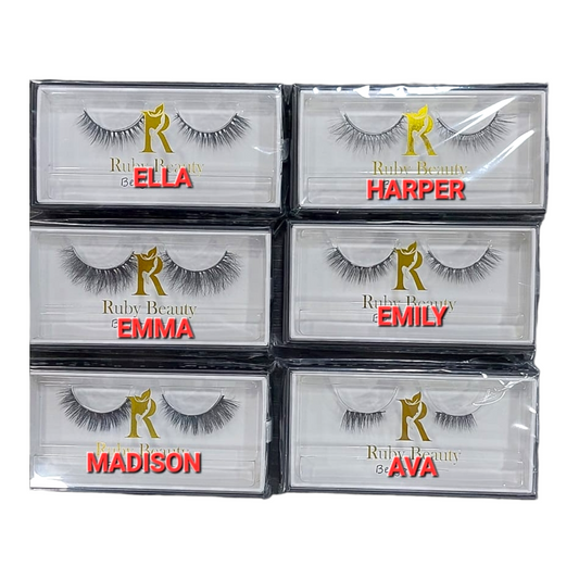 Ruby beauty eyelash set 2 rb-202 - Medaid