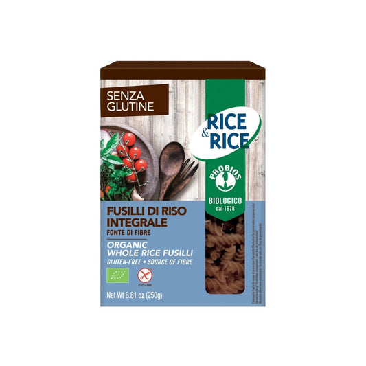 Rice&Rice Organic Whole Rice Fusilli - Medaid International