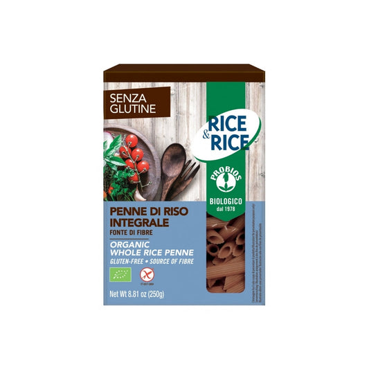 Rice&Rice Organic Whole Rice Penne - Medaid International