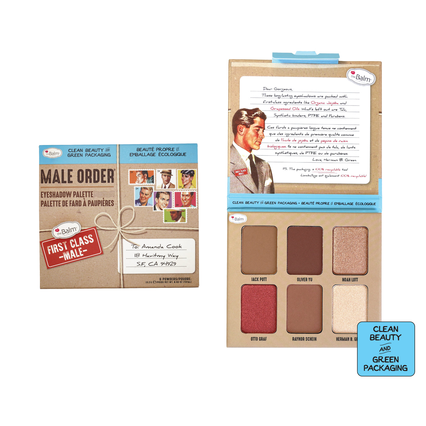 The Balm Male Order Eyeshadow Palette - Medaid