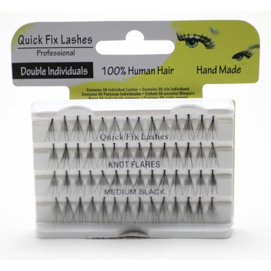 QUICK FIX LASHES KNOT FLARES MEDIUM BLACK - Medaid