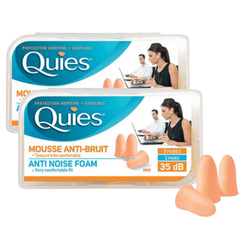 Quies Anti-Noise Foam - 3 Pairs - Medaid