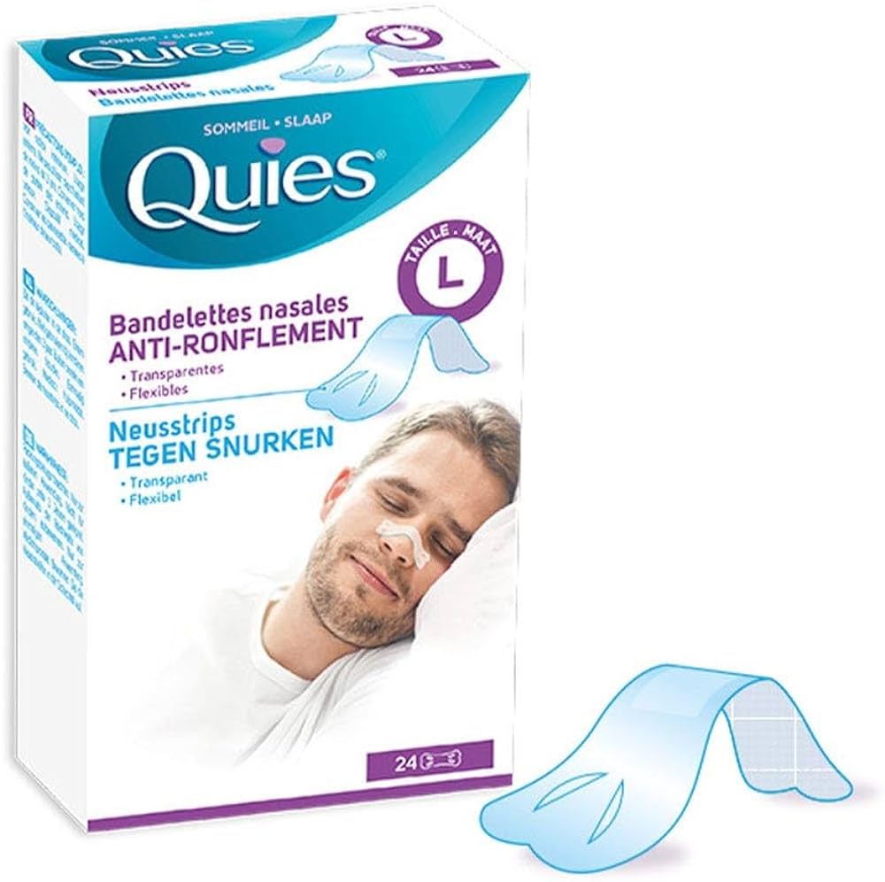 Quies Anti-Snoring Nasal Strip - 24  Strips - Medaid