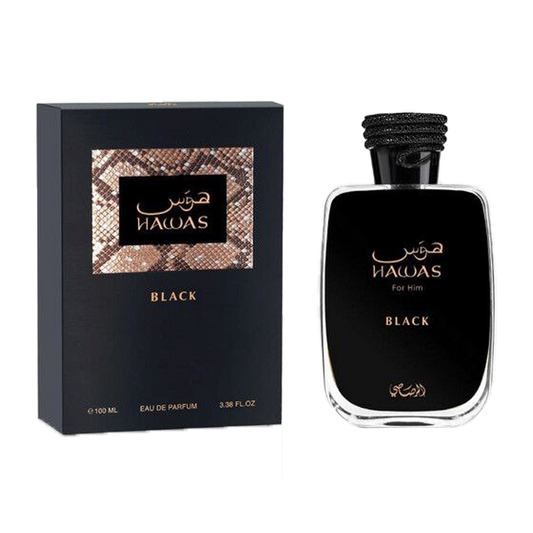 Rasasi Hawas Black Eau De Parfum Pour Homme - 100ml - Medaid