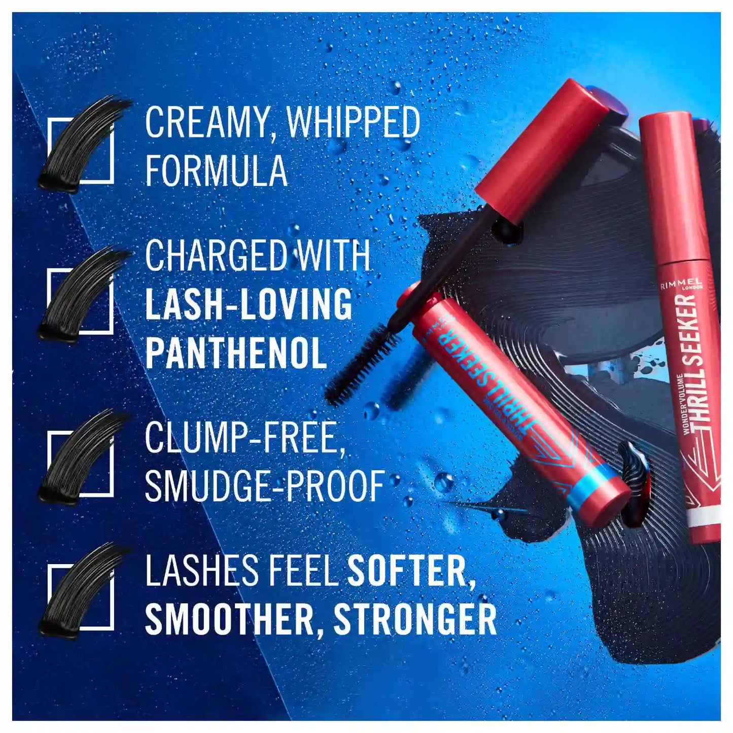 Rimmel Wonder Volume Thrill Seeker Waterproof Black - Medaid